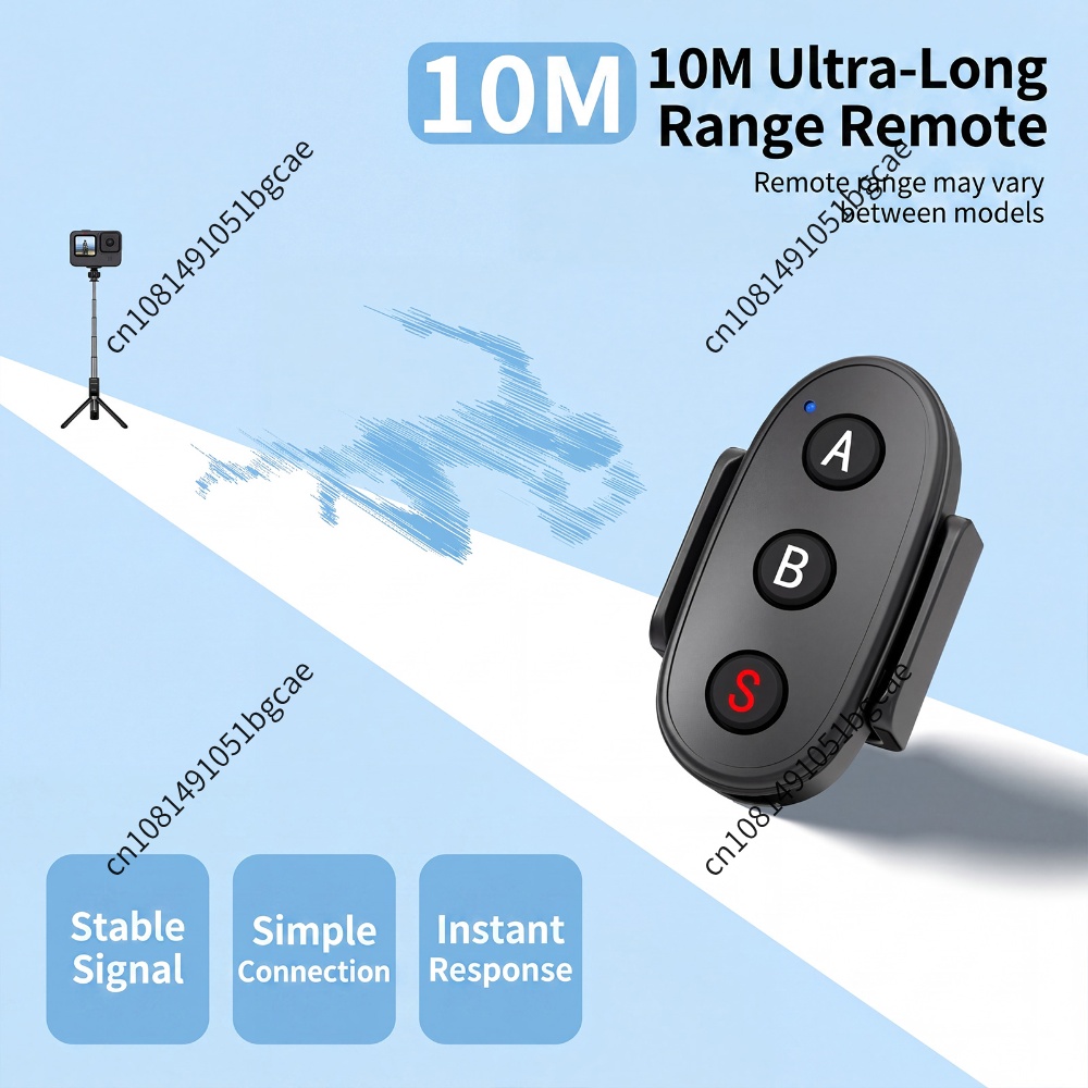 Insta360 Camera X3 - Bluetooth対応5.3ワイヤレスリモコン GoPro Hero 9-13用 Insta360 X3/X4/X5カメラ用リモートシャッター