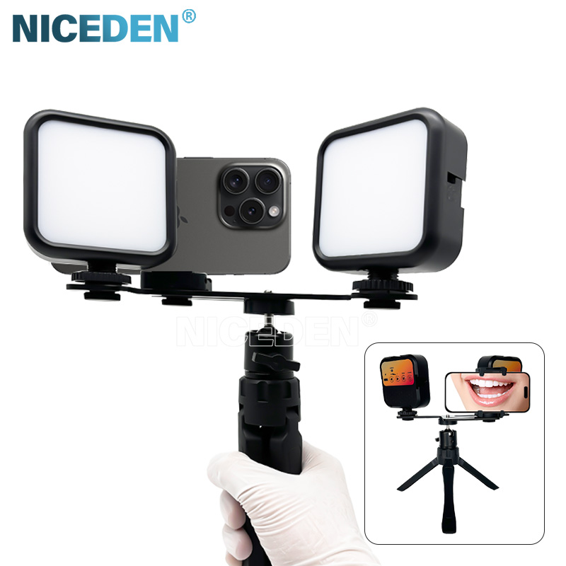 Photography Lighting Flash - Niceden デンタルポータブルフラッシュライト写真撮影機器ハンドヘルド口腔充填用歯科医照明明るさ調整