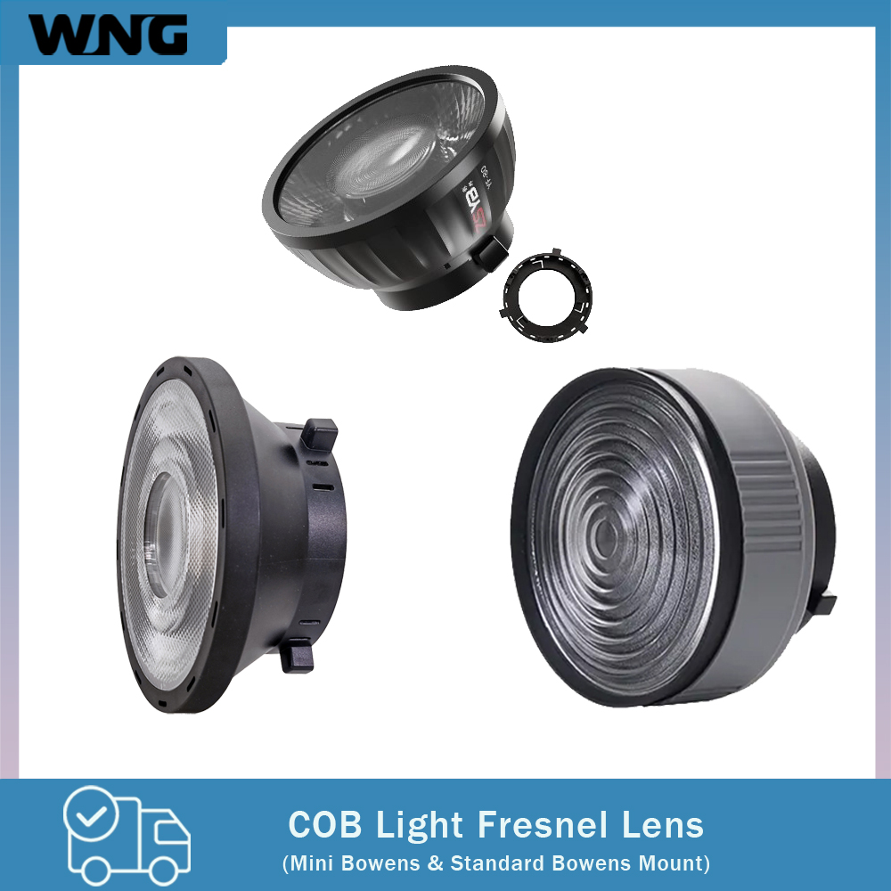 Photography Lighting Mount - フレネルレンズ 15-55度調整可能フォーカスアダプター ボーエンズマウントLEDスタジオライト用、写真撮影・ビデオアクセサリー