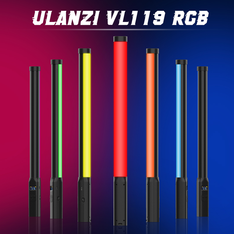 Torjim Rgb Photography Video Lighting - Ulanzi VL119 ハンドヘルド RGB カラフルなスティックライト 19.68