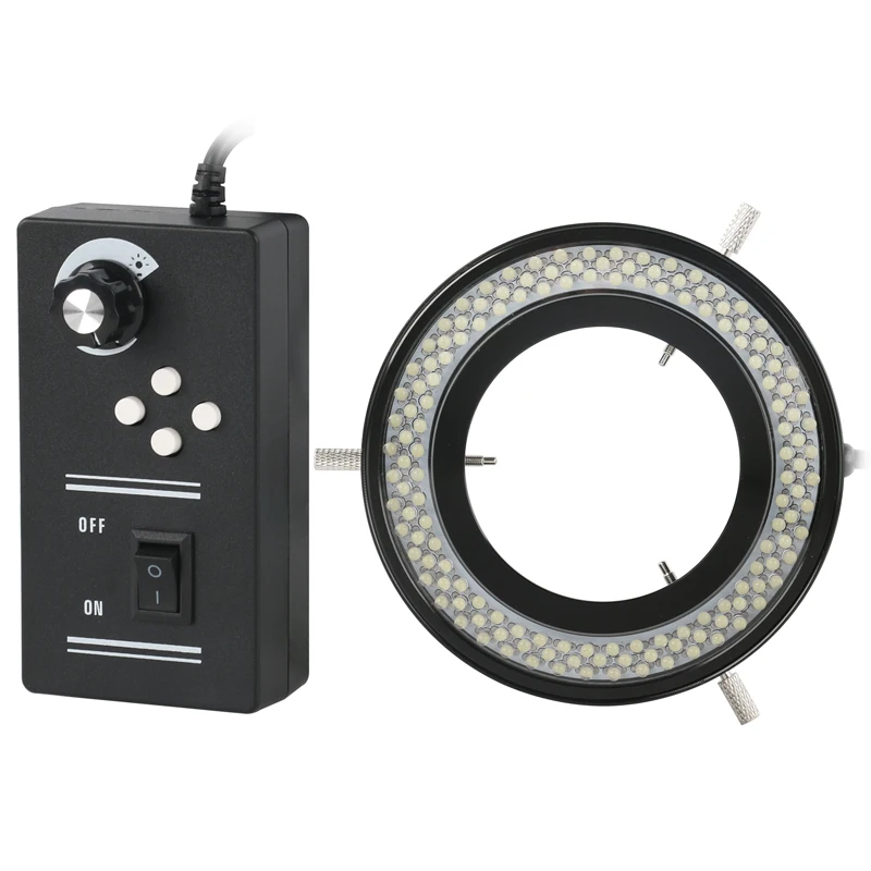 Stand Lighting Photography - 産業用4ゾーン-4輪駆動駆動,ステレオ顕微鏡カメラ用LEDリングライト144輝度調整可能