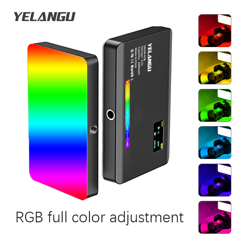 Torjim Rgb Photography Video Lighting - LEDフォトスタジオランプ,YELANGU-RGB/2500 K,ランプ,調光可能,写真およびライブビデオ用,w140