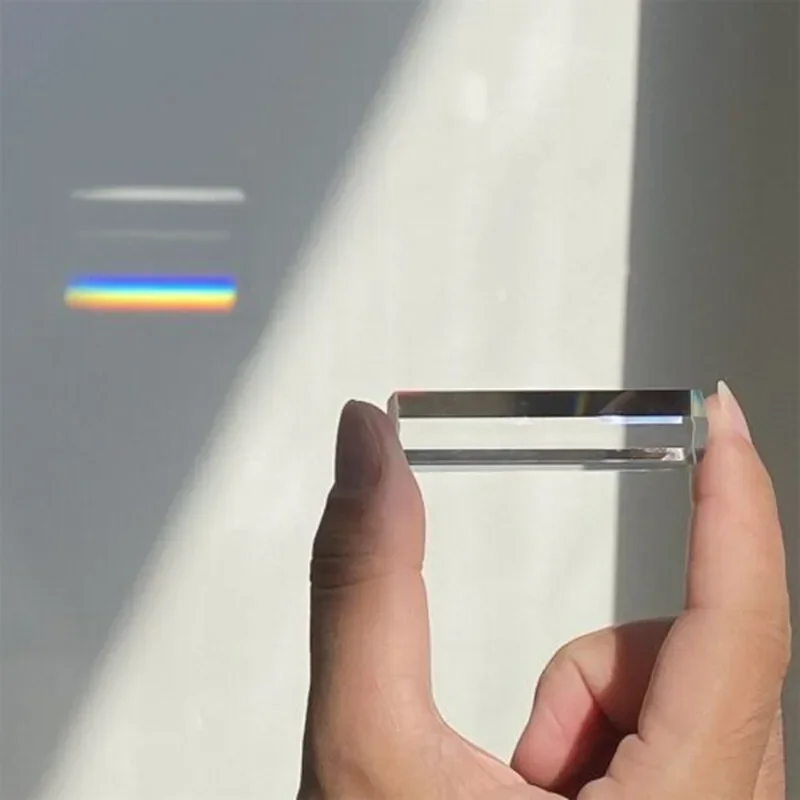 Photography Lighting Guides - 16.4x60mm 写真用光学六角柱 7 色反射太陽光ライトガイドプリズム物理科学実験