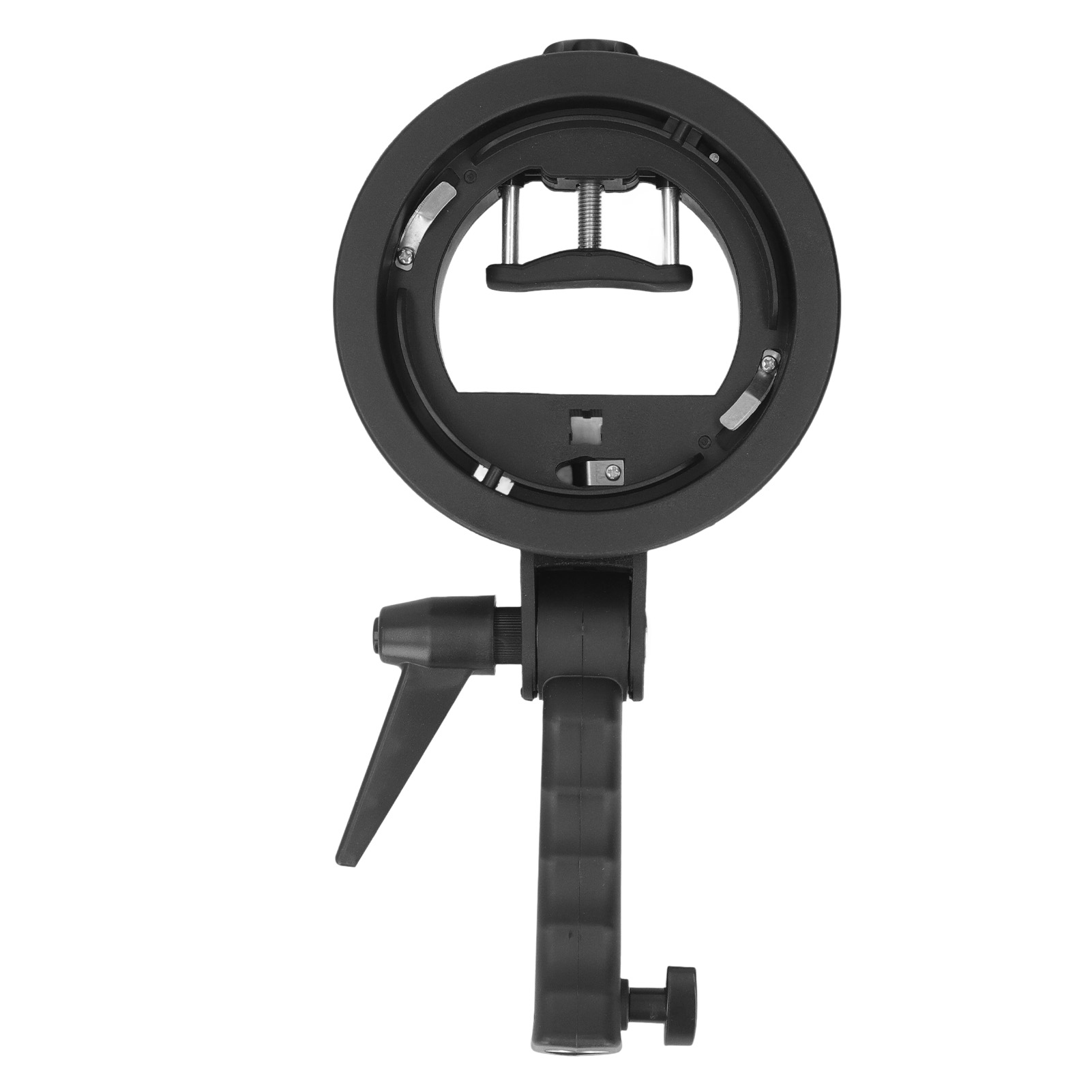 Photography Lighting Beauty Dish - 写真撮影用S型ブラケットハンドヘルドグリップマウントスタンド（フラッシュ、スピードライト、スヌート、ソフトボックス、ビューティーディッシュ、リフレクター、ライトアンブレラ用）