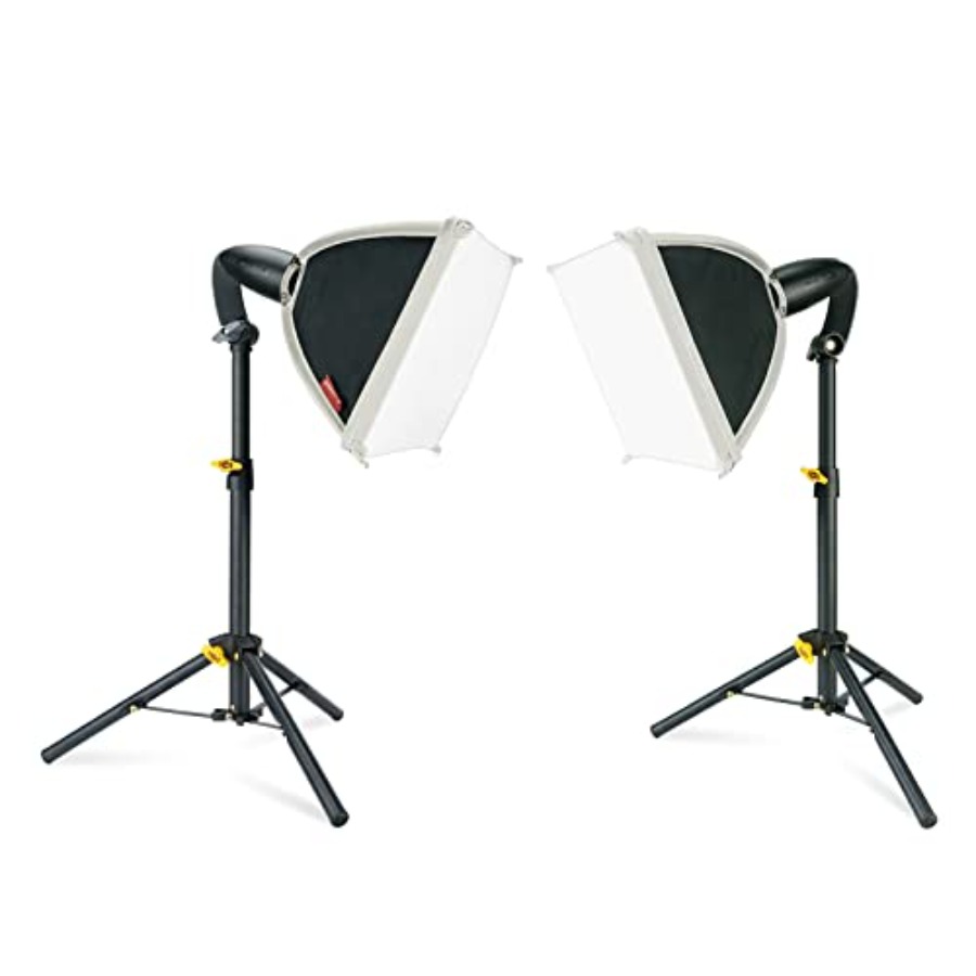 Photography Lighting Kit In Store - ストアミニソフトボックス照明キット8x8インチ、スタジオ照明用テーブルトップ写真撮影照明、ポータブル小型ソフトボックスライト（P用）