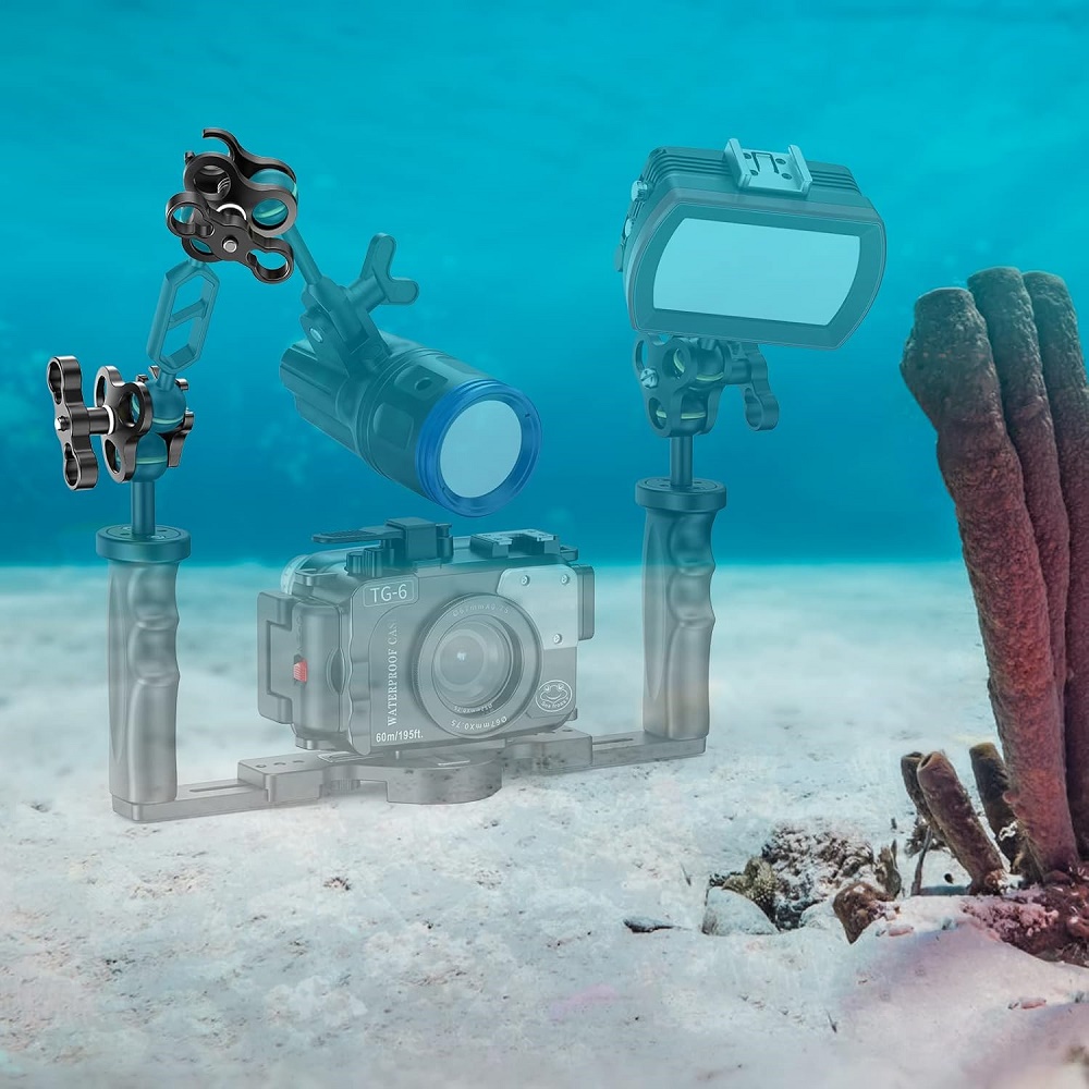 Mcoplus バタフライクリップ ダイビング必須アクセサリ - Photography Lighting Essentials のレビューと価格