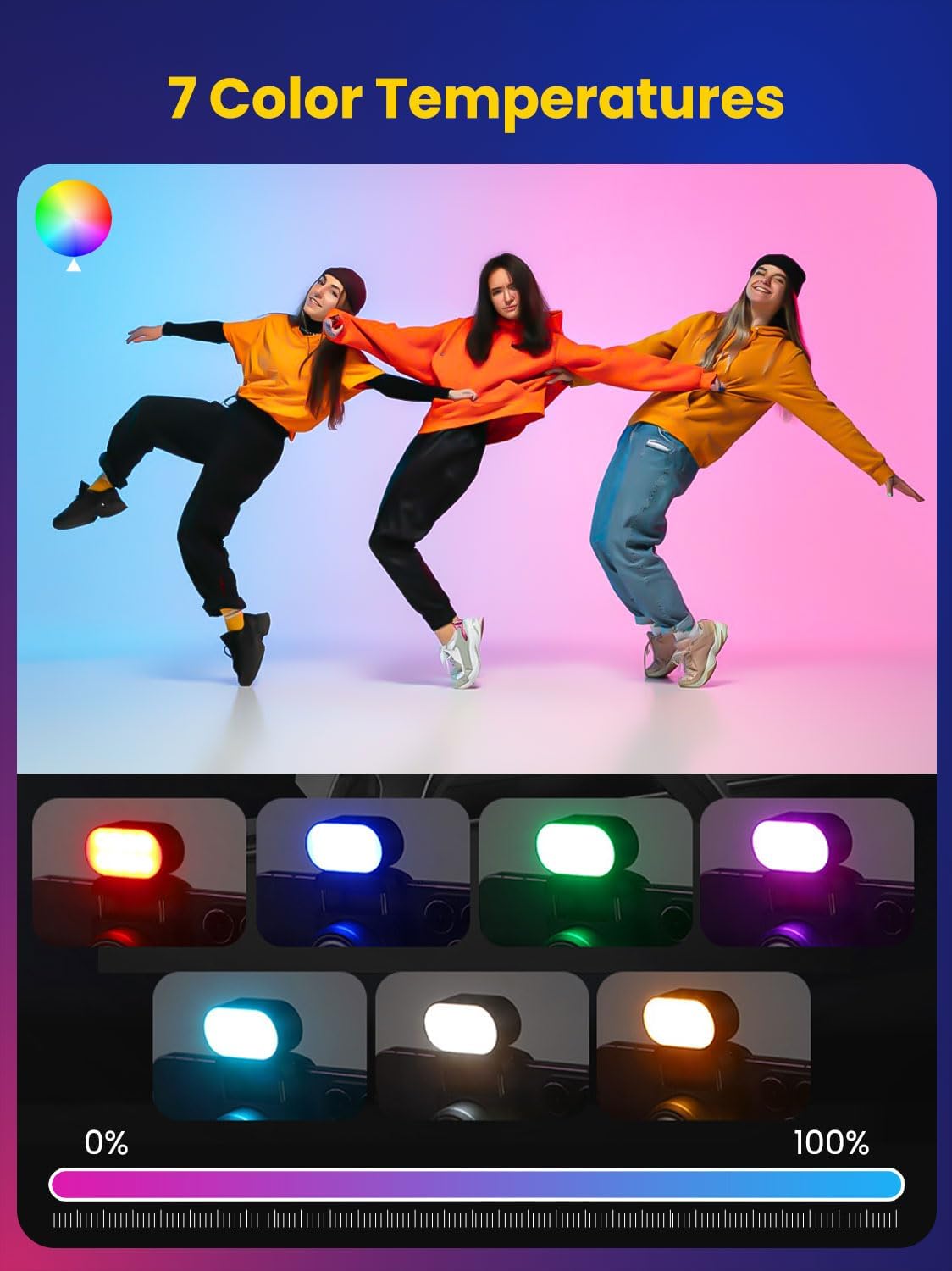 AOCHUAN ミニ RGB 磁気補助光 3 ストップ輝度  - Torjim Rgb Photography Video Lighting のレビューと価格