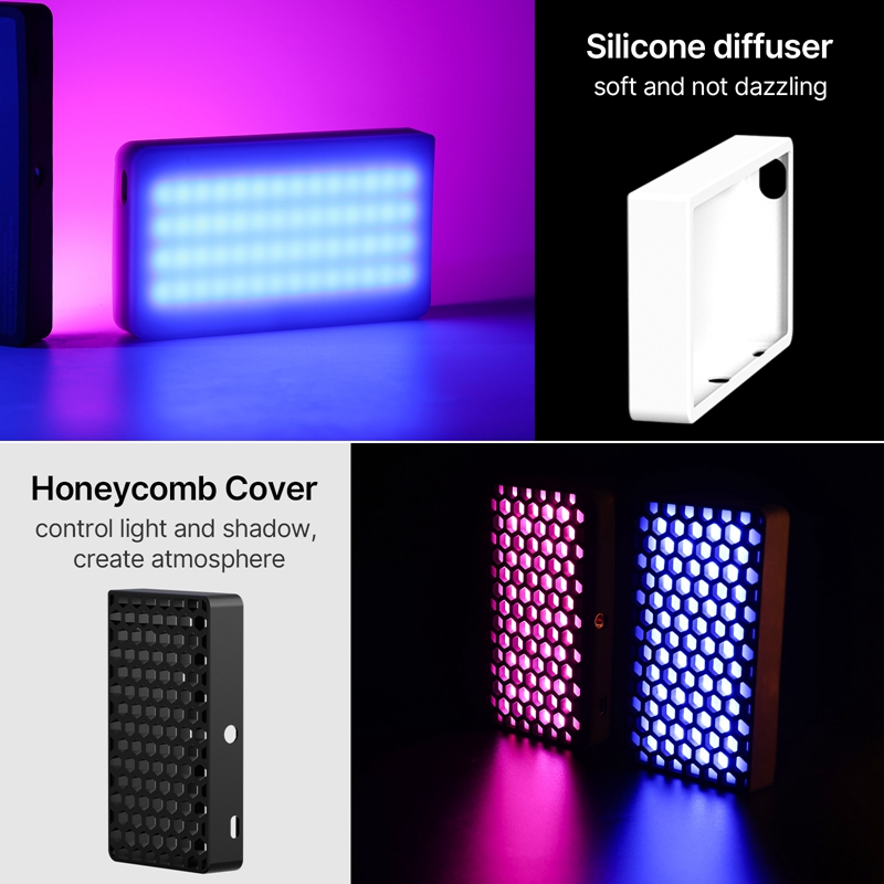 ルanzi-写真およびカメラ用のLEDビデオライトlt002 - Torjim Rgb Photography Video Lighting のレビューと価格