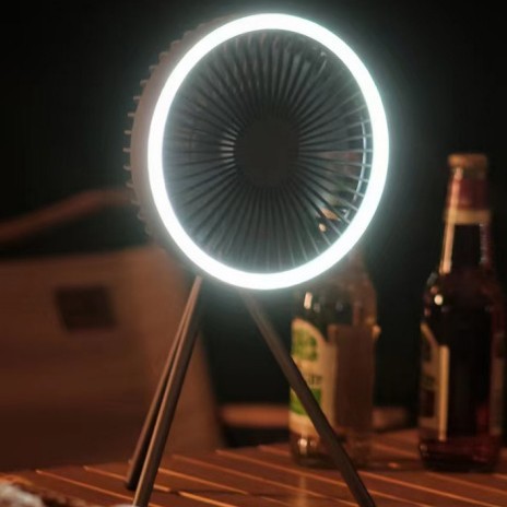 LEDライト付きポータブルキャンプファン、三脚スタンド、テン - Stand Lighting Photography のレビューと価格