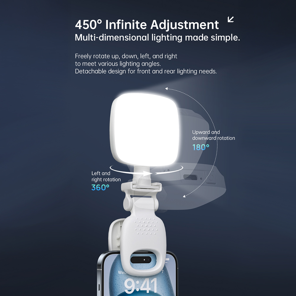 ポータブルLEDセルフィーライトカメラミニフィルライト充電式 - Photography Lighting Effects のレビューと価格