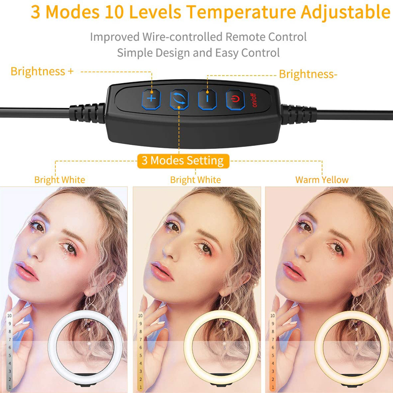 LEDリングライト写真撮影用調整可能な照明電話リングライト、 - Torjim Rgb Photography Video Lighting のレビューと価格