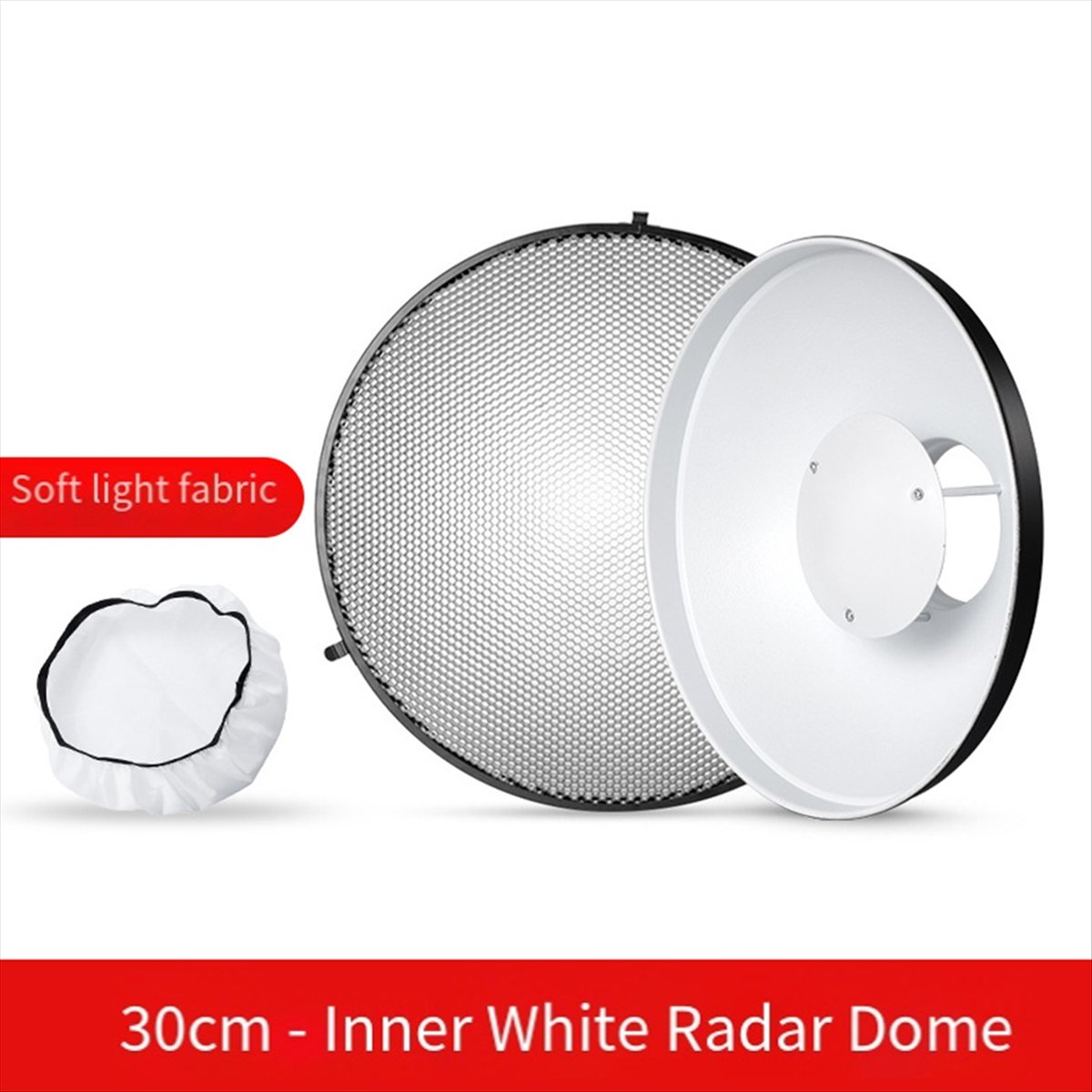 M05K 30cmビューティーディッシュリフレクター ハニカ - Photography Lighting Beauty Dish のレビューと価格