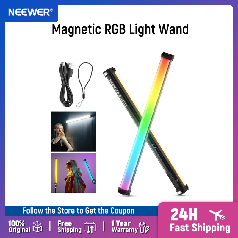 NEEWER ベーシック 21インチ 磁気RGBライトワンド - Torjim Rgb Photography Video Lighting のレビューと価格