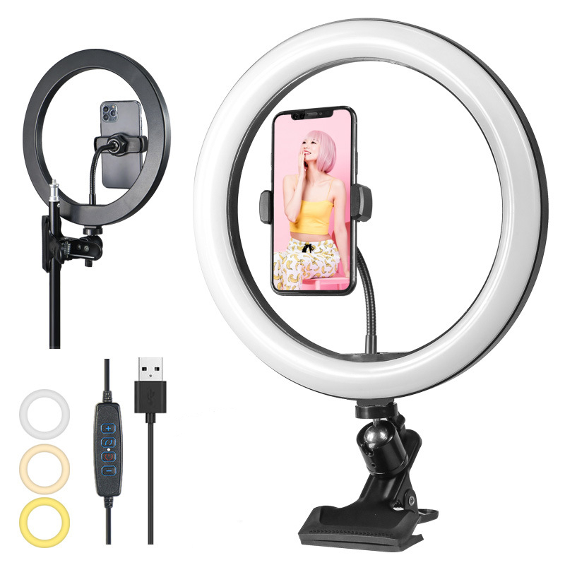 調光可能なLEDリングライト、電話用USB自撮りランプ、ライ - Photography Lighting Mount のレビューと価格