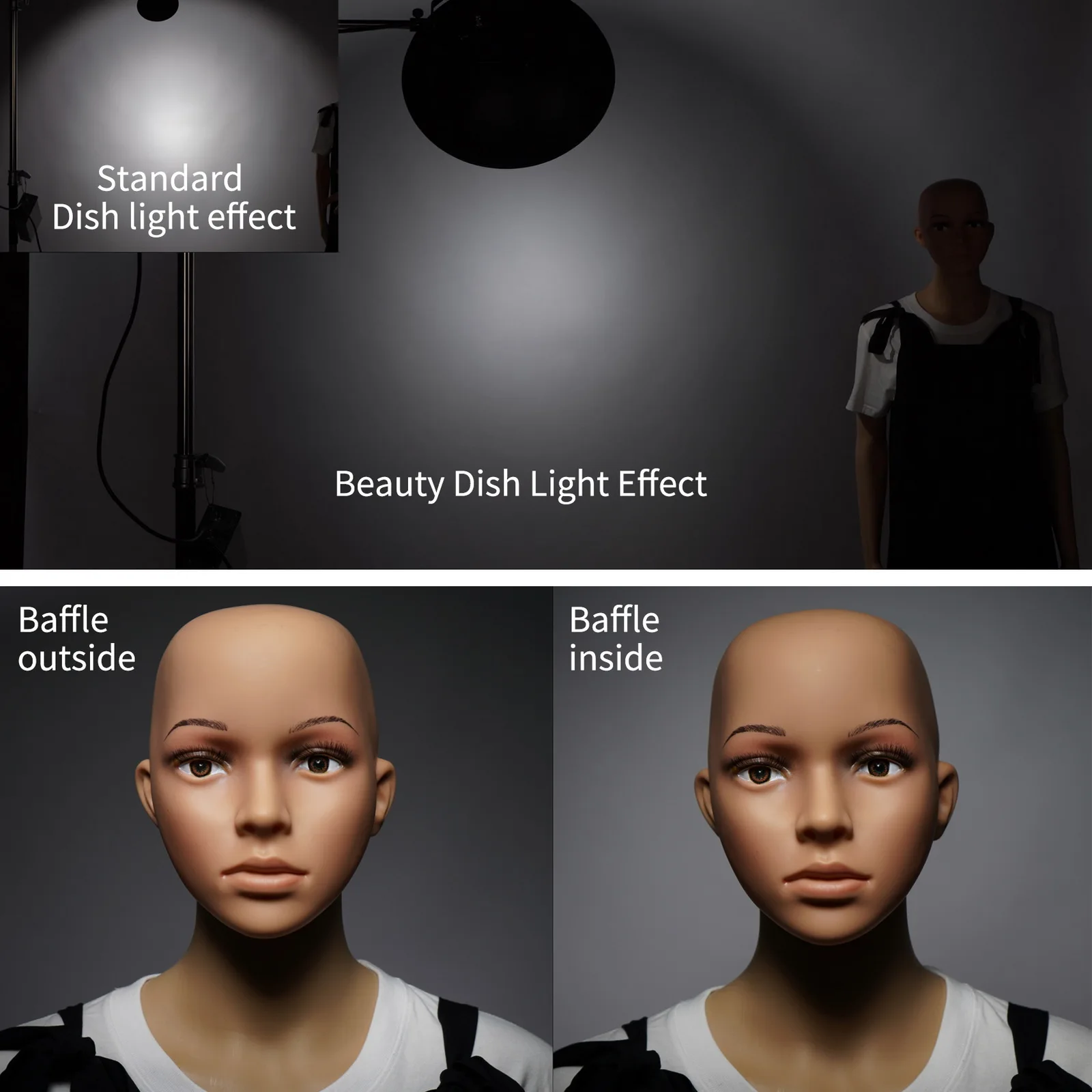 Selens シルバー/ホワイト 70cm ビューティーディ - Photography Lighting Beauty Dish のレビューと価格