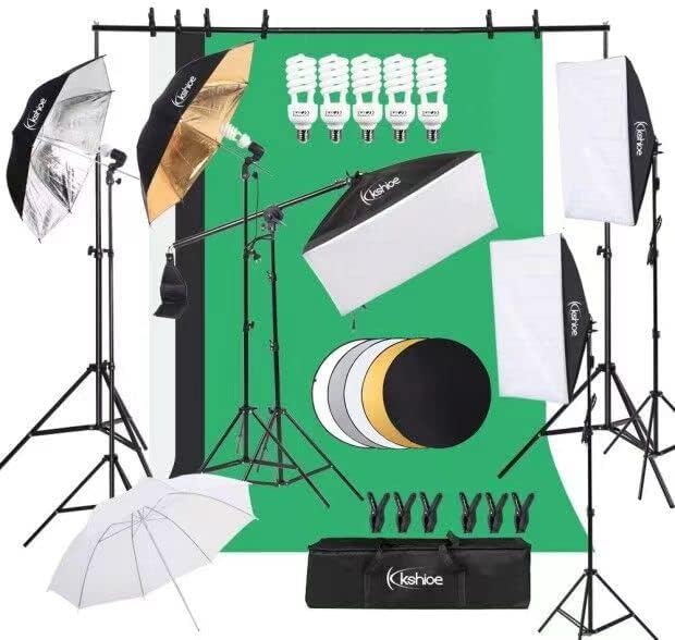 写真撮影照明キット、ライトボックス写真撮影用背景スタンド、写 - Photography Lighting And Backdrop Kits のレビューと価格