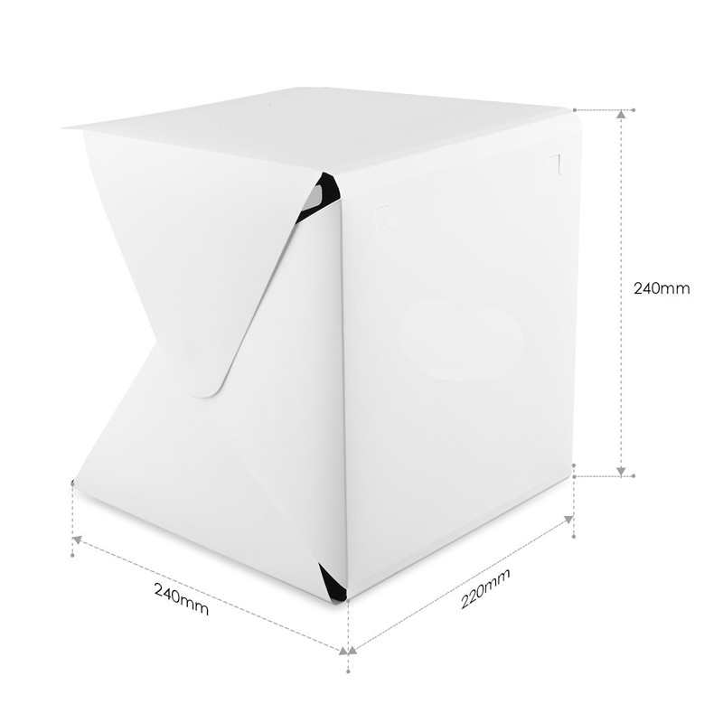 ポータブルミニフォトスタジオボックス写真撮影用背景幕内蔵LE - Photography Lighting And Backdrop Kits のレビューと価格