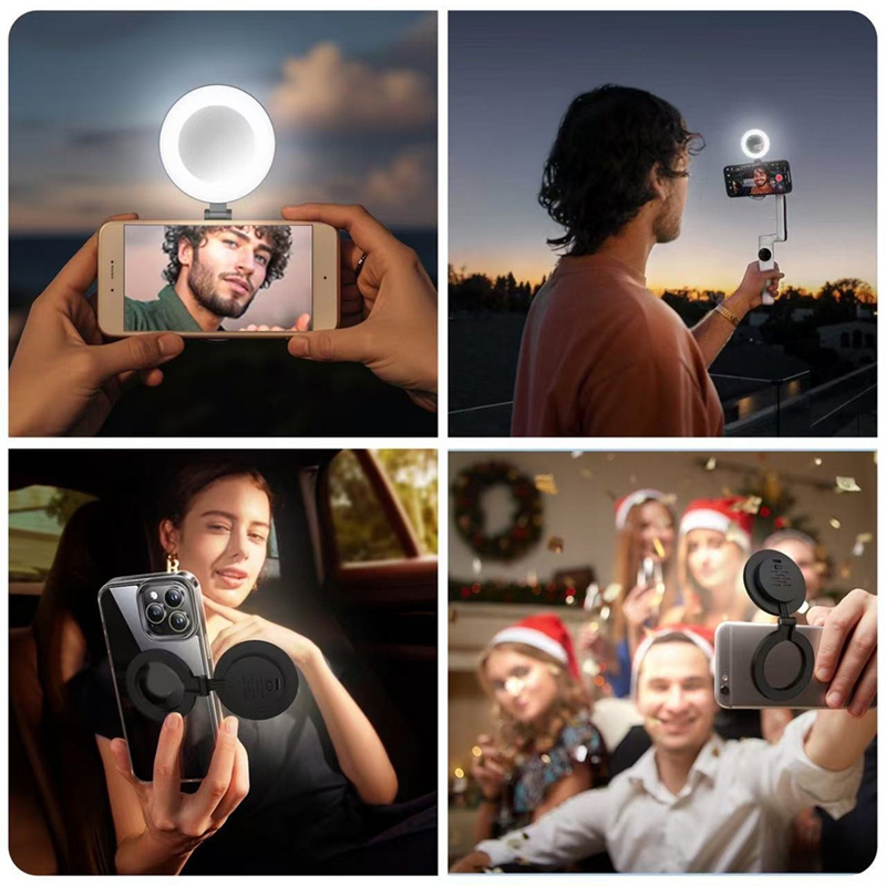 3段階速度調整ミニ磁気ポケットライト、自撮りミラー交換用ライ - Photography Of Lighting のレビューと価格