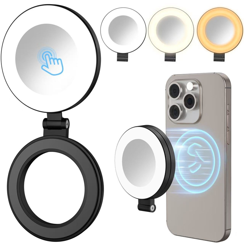 3段階速度調整ミニ磁気ポケットライト、自撮りミラー交換用ライ - Photography Of Lighting のレビューと価格