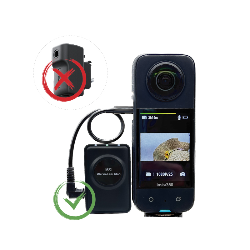 NUNAVO ワイヤレスマイクアダプター,アクションカメラア - Insta360 Camera X3 のレビューと価格