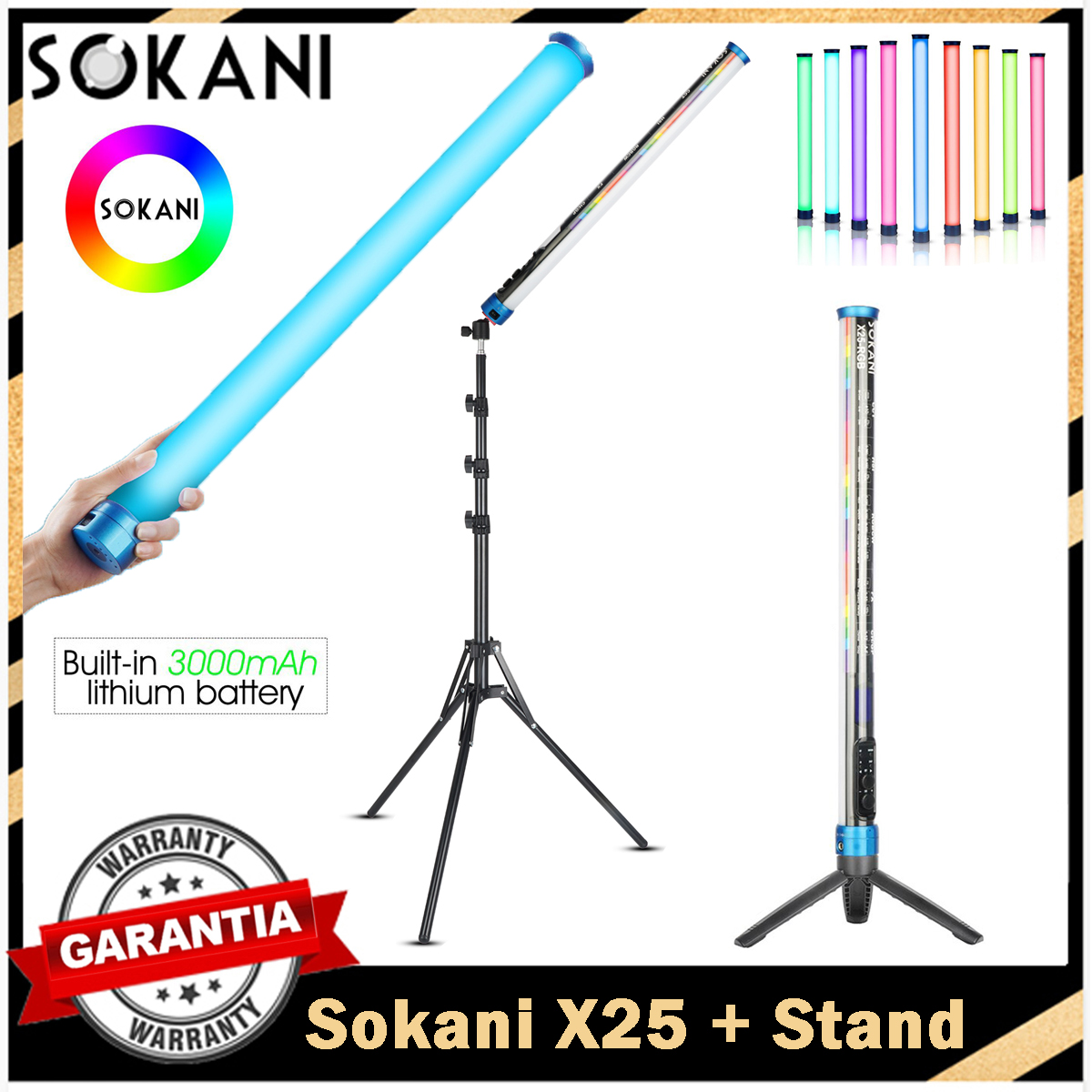 Sokani X25 RGB LED ビデオライト ハンドヘ - Torjim Rgb Photography Video Lighting のレビューと価格