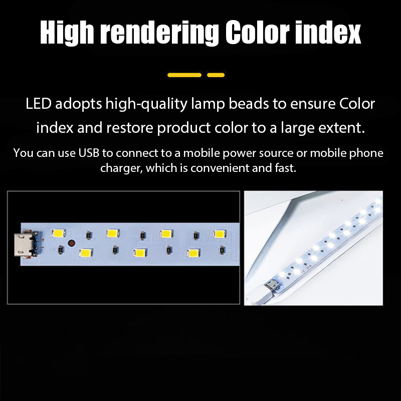 LEDライトフォトボックス折りたたみポータブル写真撮影ミニフ - Photography Lighting And Backdrop Kits のレビューと価格