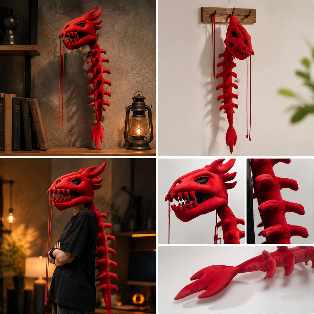 ドラゴンスカルスパインプラッシュフード ロング恐竜スケルトン - Photography Of Lighting のレビューと価格
