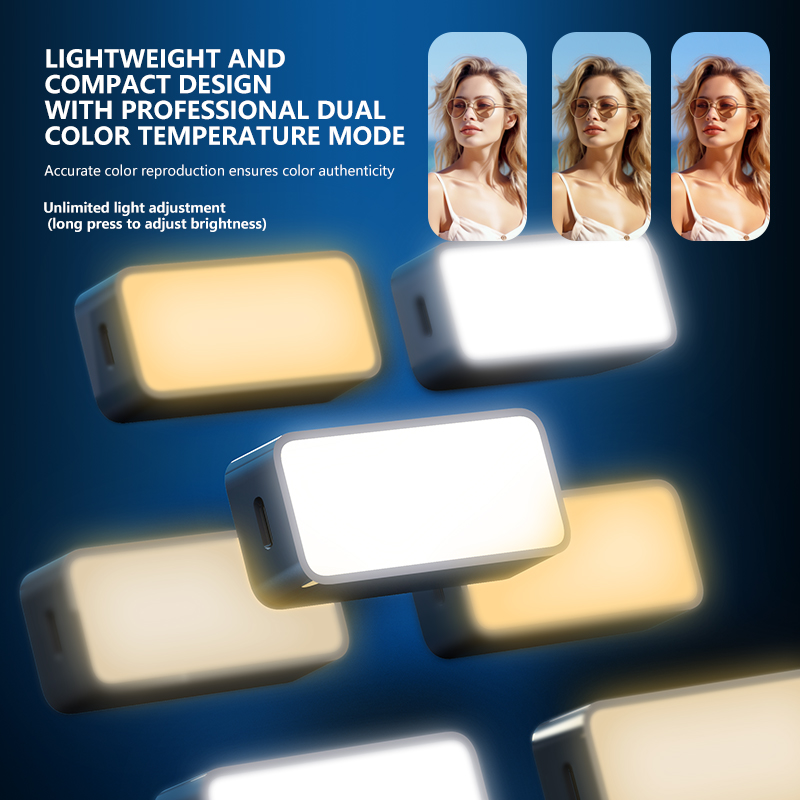 磁気ポータブルミニ Selfie フィルライト調整可能な照明 - Photography Lighting Effects のレビューと価格