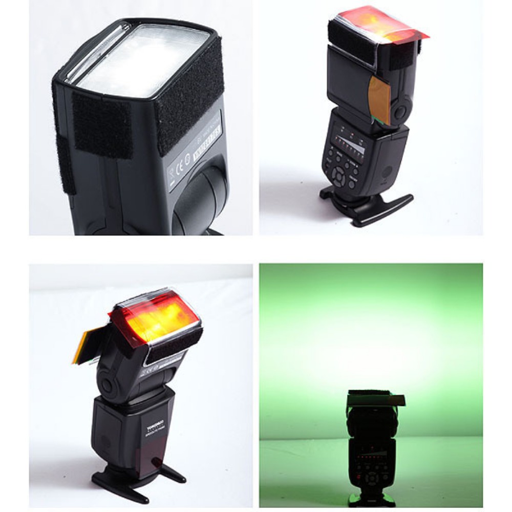 12色カメラフラッシュジェル照明フィルターキット、ユニバーサ - Photography Lighting Flash のレビューと価格
