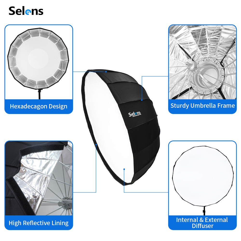 Selens-カメラ,リフレクター,リフレクター,リフレクタ - Photography Lighting Beauty Dish のレビューと価格