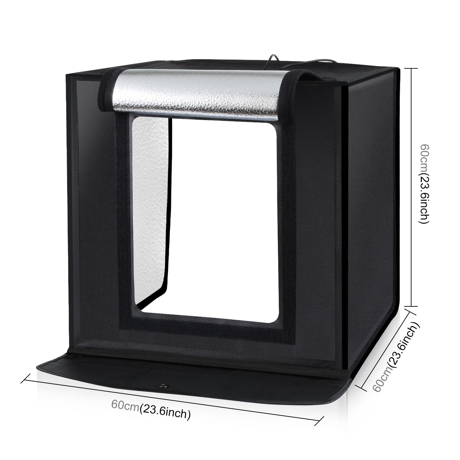 PULUZ 60cm写真スタジオライトボックス ポータブル  - Photography Lighting And Backdrop Kits のレビューと価格