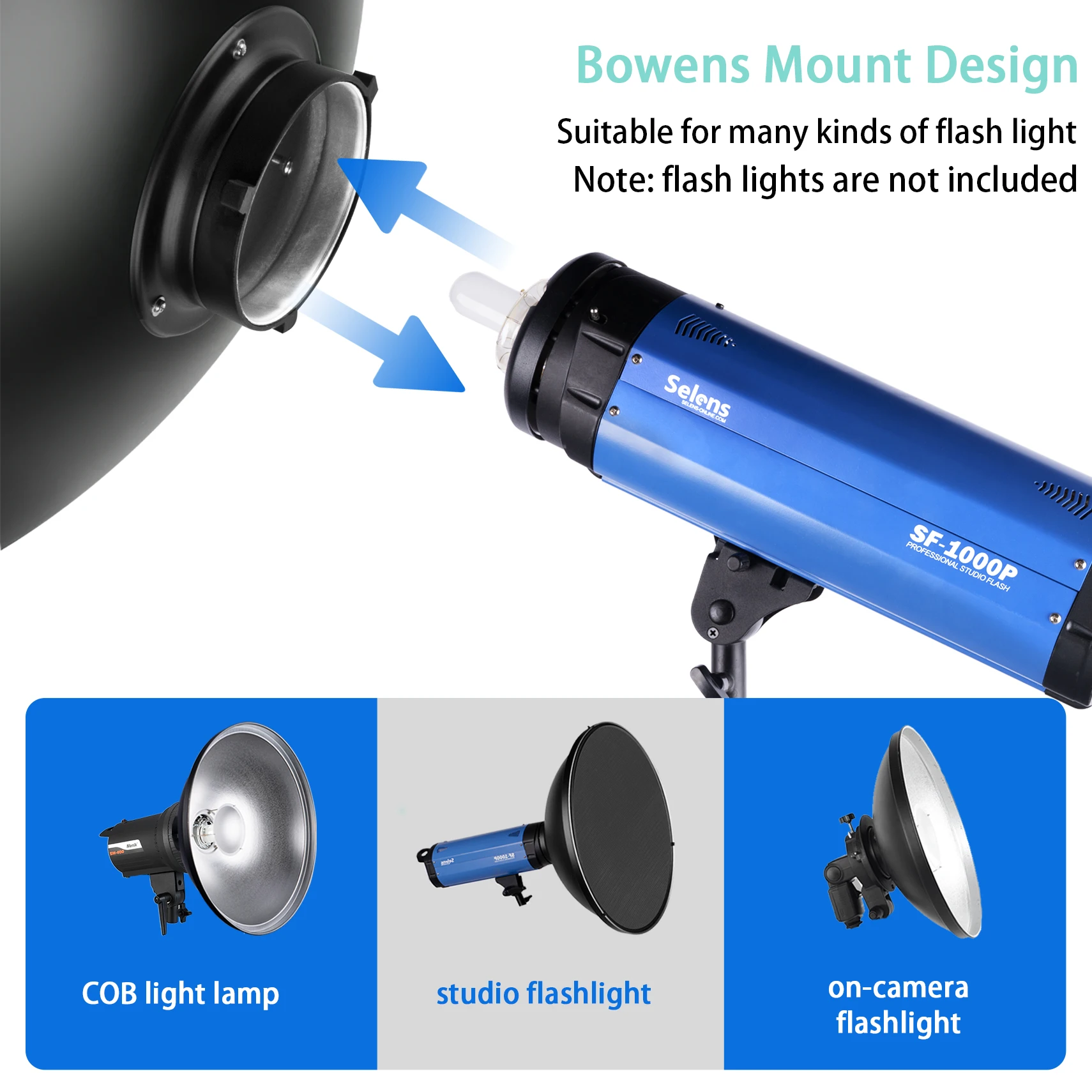 Selens 55cm シルバー/ホワイト インテリアリフレ - Photography Lighting Beauty Dish のレビューと価格