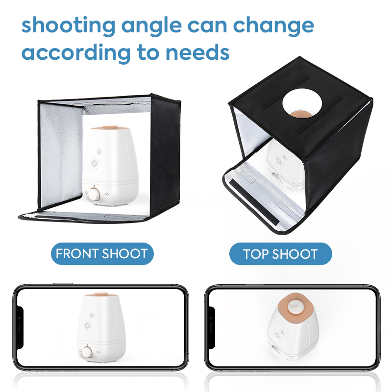 折りたたみ式フォトスタジオライトボックス、LEDライトリング - Photography Lighting And Backdrop Kits のレビューと価格