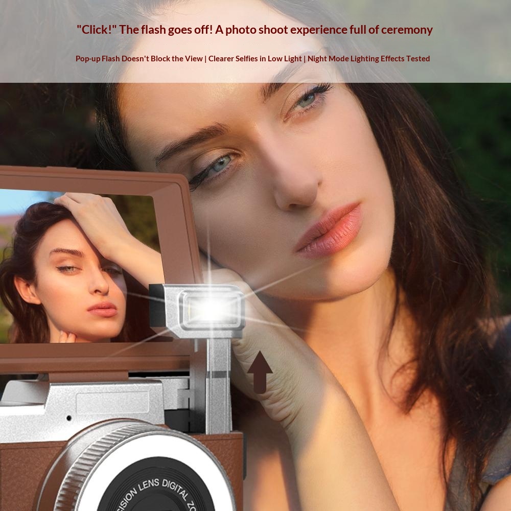 4K 64MPデジタルカメラ、写真撮影用、18倍デジタルズー - Lighting In Photography For Beginners のレビューと価格