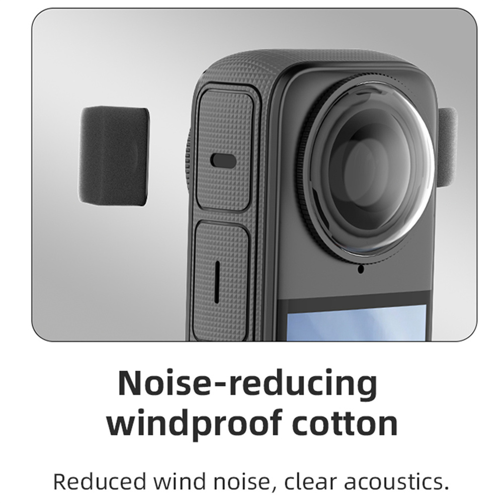 6 個マイクフロントガラス Insta360 X4 X5 ノ - Insta360 Camera X3 のレビューと価格