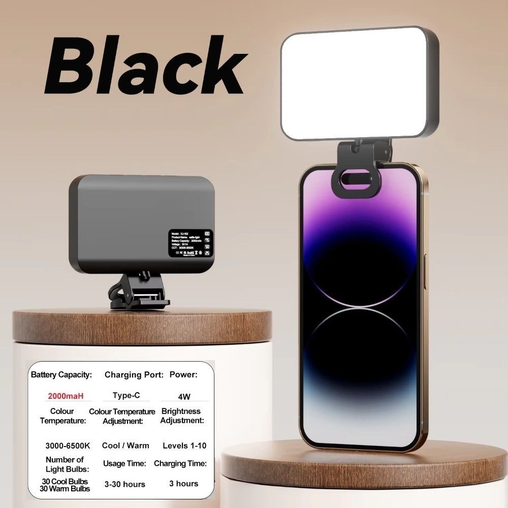 800/1000mAh LEDセルフィーライト 3モード U - Photography Lighting Flash のレビューと価格