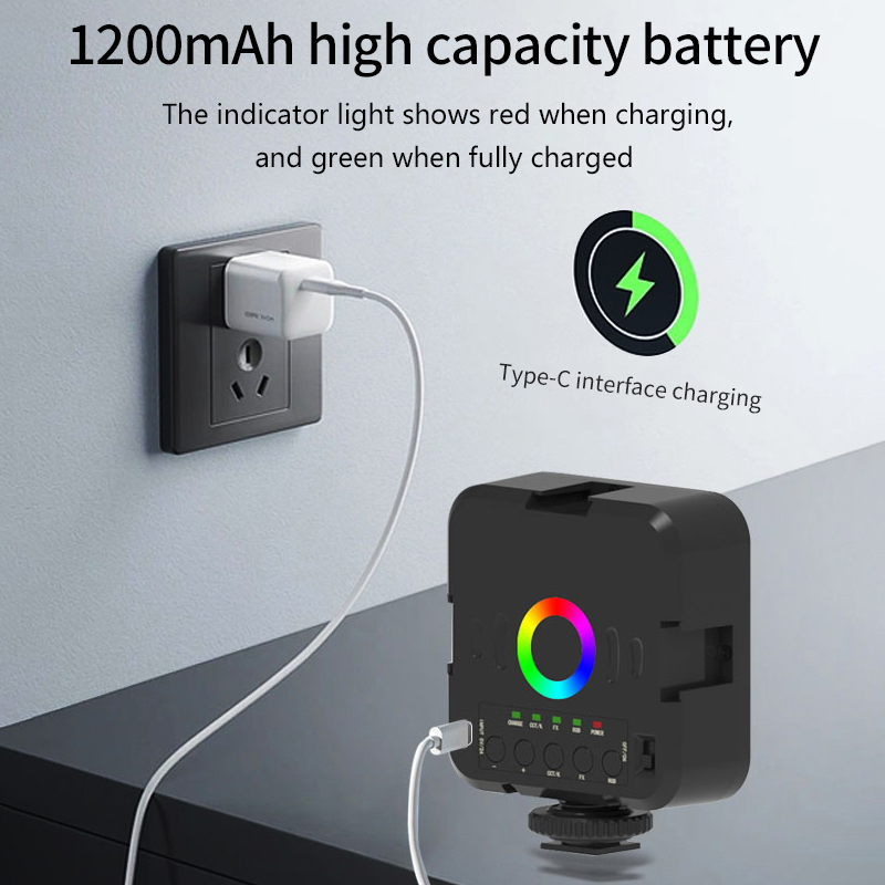 ポータブルミニRGBビデオライト、写真撮影用6500K LE - Photography Lighting Mount のレビューと価格