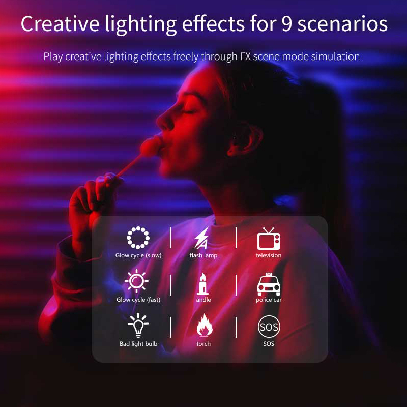 ポータブルミニRGBビデオライト、写真撮影用6500K LE - Photography Lighting Mount のレビューと価格