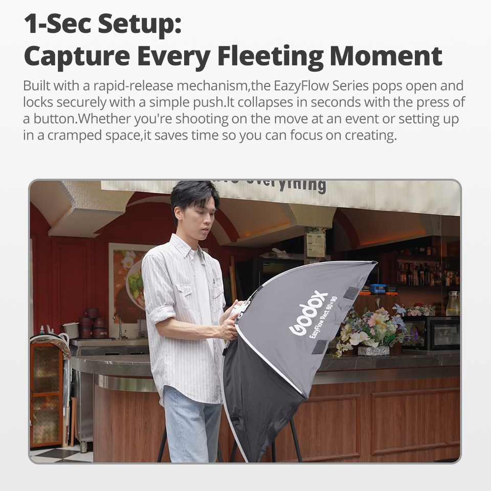 Godox EazyFlowシリーズ折りたたみ式ソフトボック - Photography Lighting Mount のレビューと価格