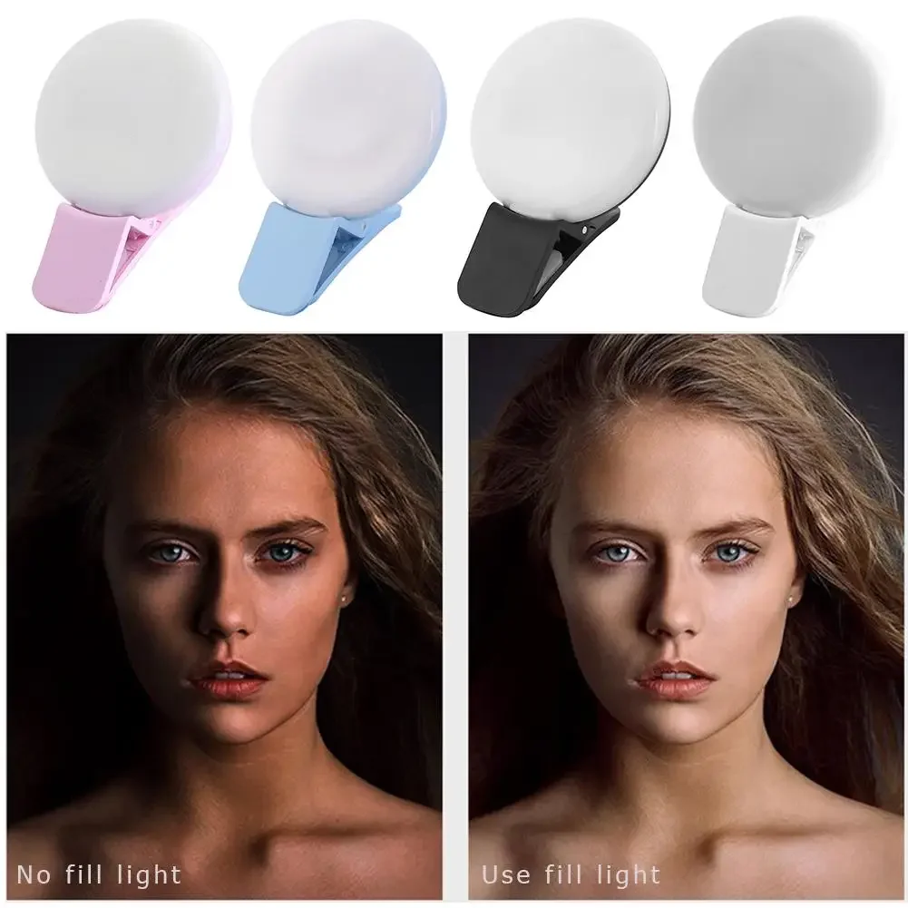 携帯電話 LED Selfie リングライトポータブルミニ耐 - Photography Lighting Effects のレビューと価格