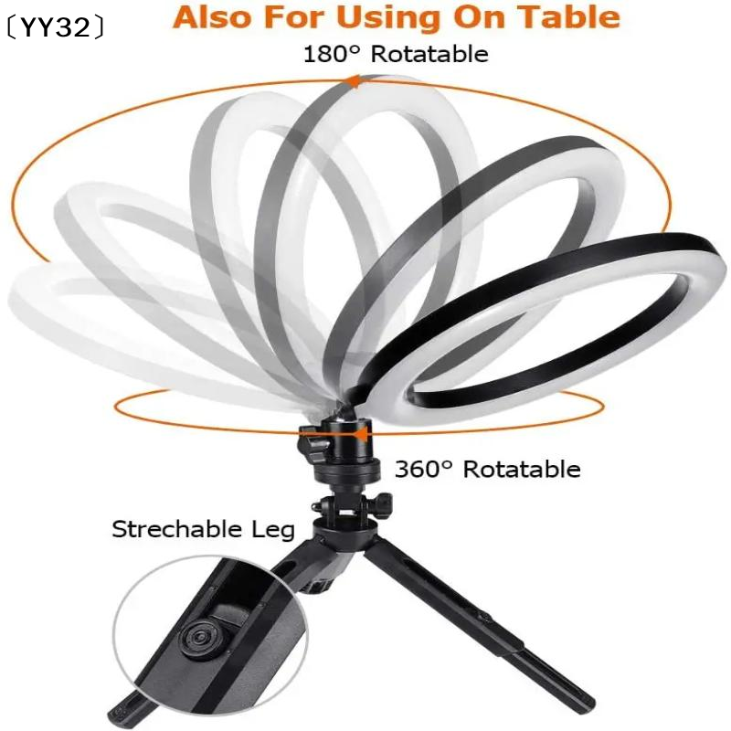 1 セット調光可能な LED ランプ写真撮影用リングライト  - Stand Lighting Photography のレビューと価格